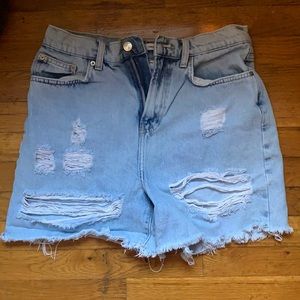 High waisted mom jean